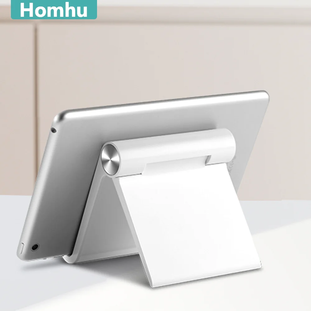 Przenośny uchwyt na telefon stojak na smartfon ze stojakiem na Tablet do iPhone 13 12 11 Pro Xiaomi Huawei Desk komórkowy uchwyt na telefon komórkowy