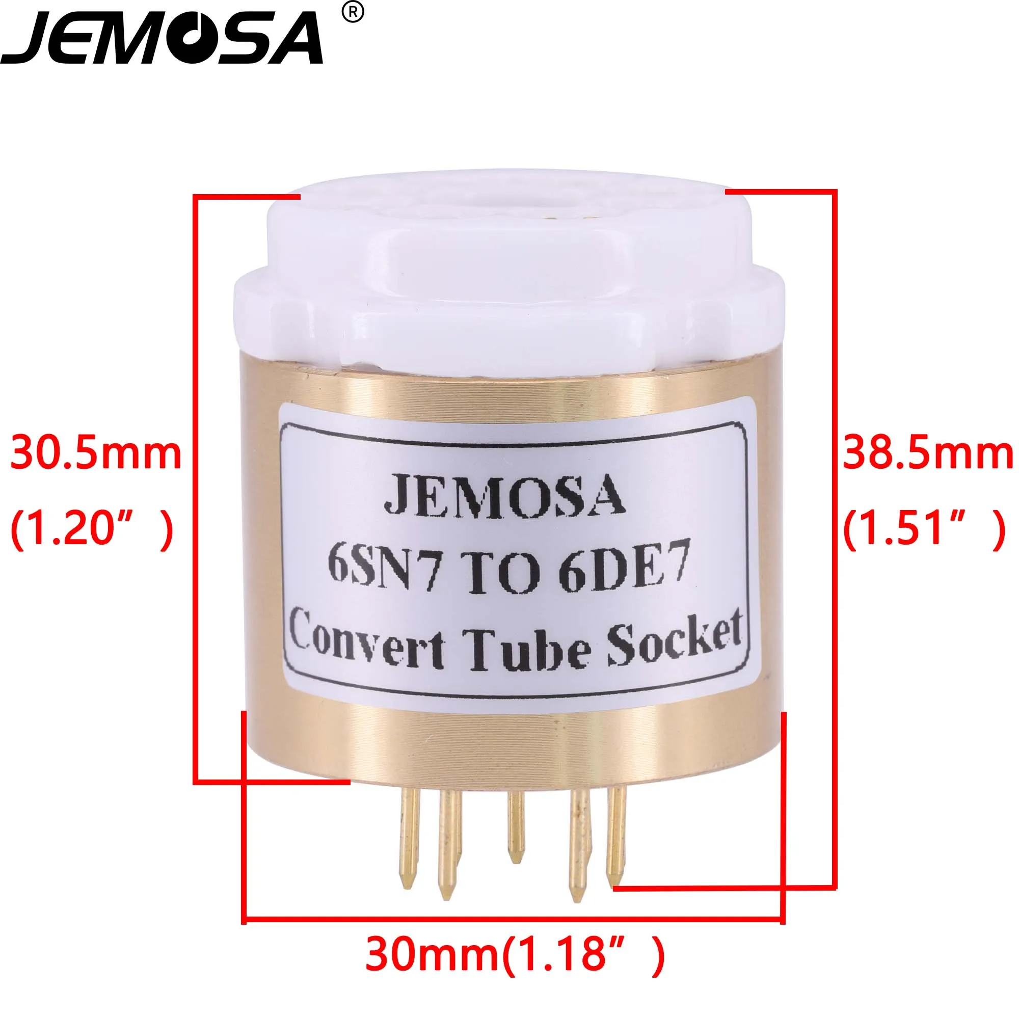 1PC 8Pin TO 9Pin Gniazdo lampowe CV181 6N8P 6N9P 6SL7 6SN7 TO 6DE7 DIY HIFI Wzmacniacz audio Gniazdo lampowe Adapter Konwerter