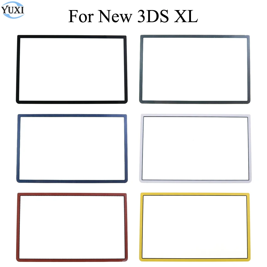 

YuXi Top Upper Screen Lens LCD Screen Plastic Cover for Nintend New 3DS XL LL Front LCD Screen Frame Lens Cover