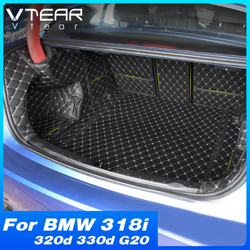 

Vtear Trunk Carpet Mat Decoration Car Interior Details Anti Dirty Cover Pad Accessories Parts For BMW 318i 320d 330d G20 2023