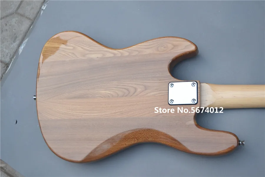 Factory direct high quality raw wood color 4 string bass guitar maple xylophone neck free shipping