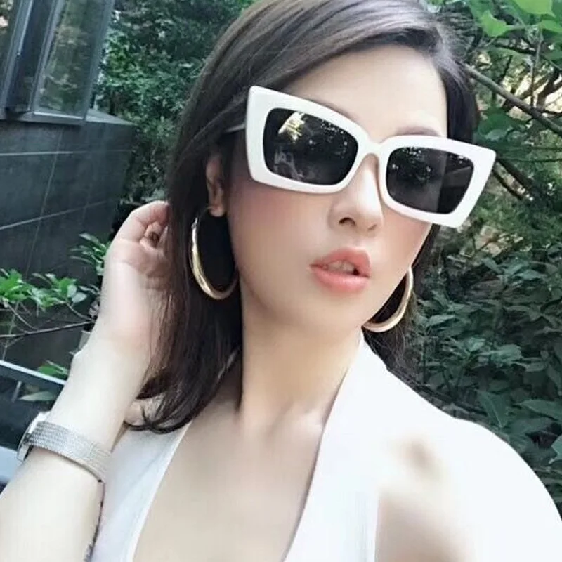 New Fashion Vintage Sunglasses Women Brand Designer Retro Sunglass Rectangle Sun Glasses Female UV400 Lens Eyewears