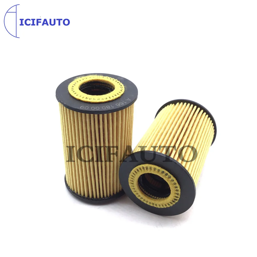 6X Oil Filter A1661800009 1661800109 1661840625 For Mercedes-Benz A-Class Vaneo W168 A140 A160 A190 A210 1.6 1.9 MPV