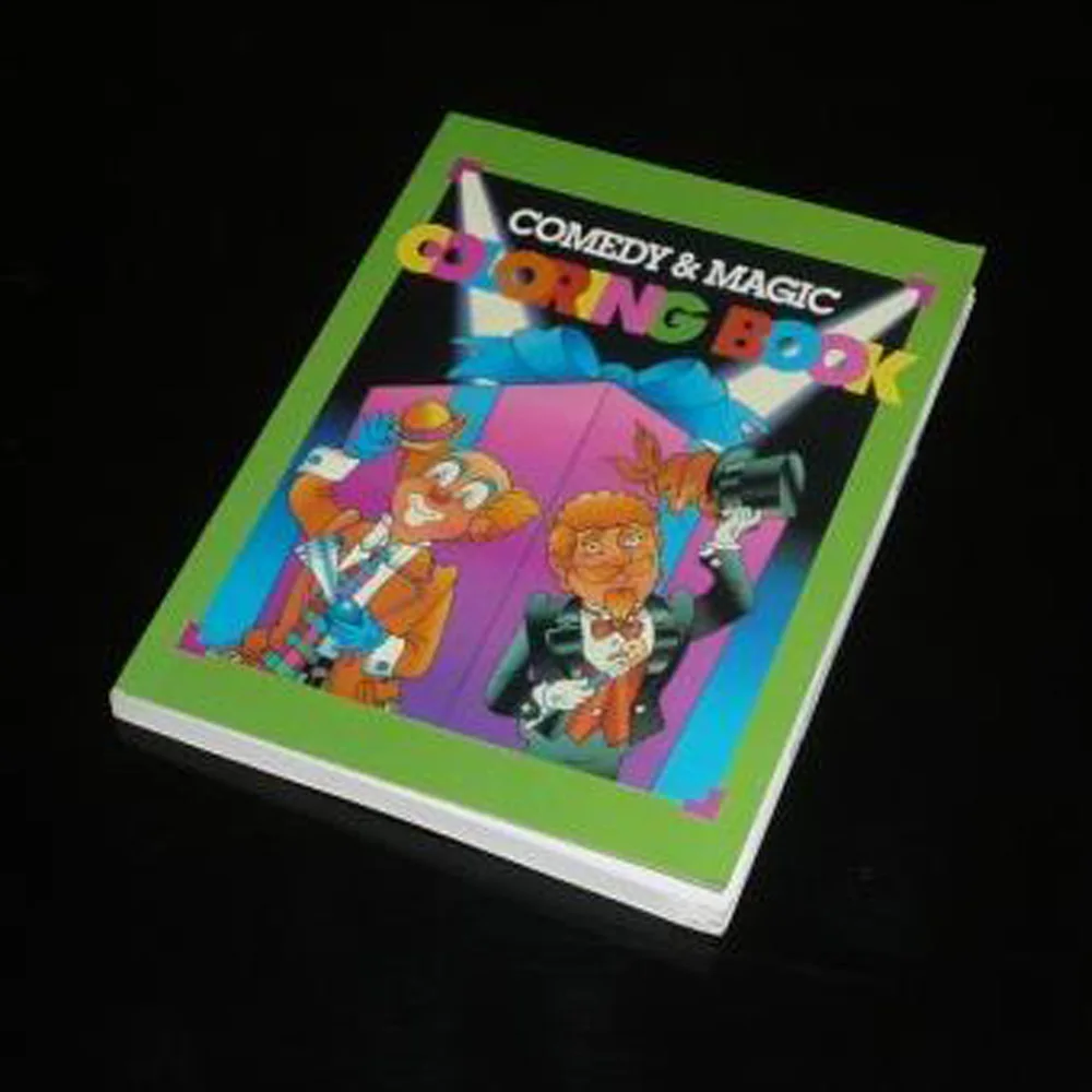 Comedy Coloring Book/Small Size Magic Tricks Funny Close Up Magic Paper Magic Easy To Do Magic Toys For Children Magic Shows