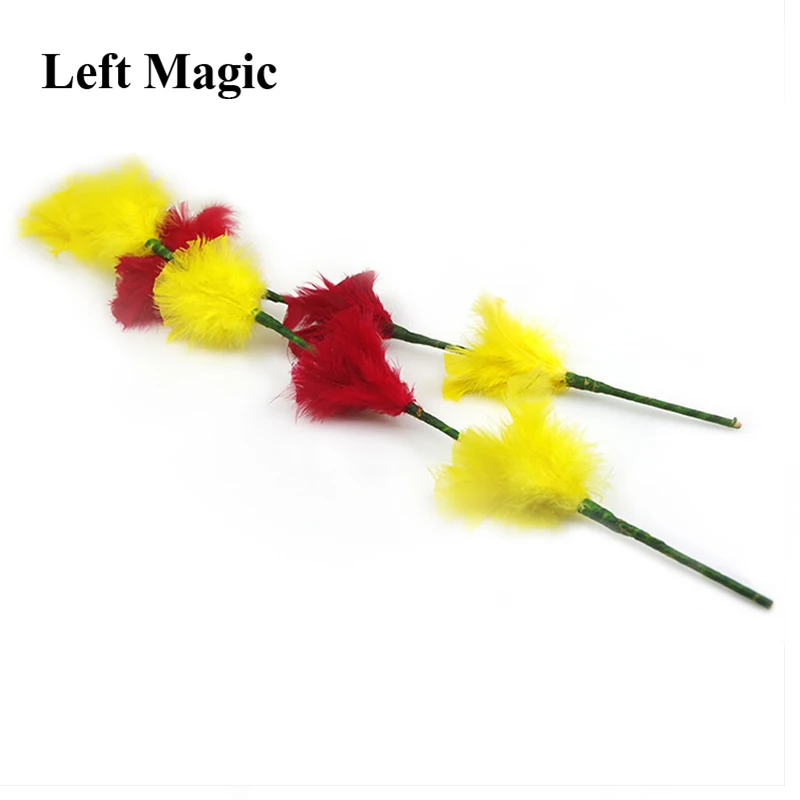 Color Change Flower (45cm) Magic Tricks Flower Bunch Shift Magic Props Illusion Stage Magic Mentalism Amazing Gimmick Mentalism