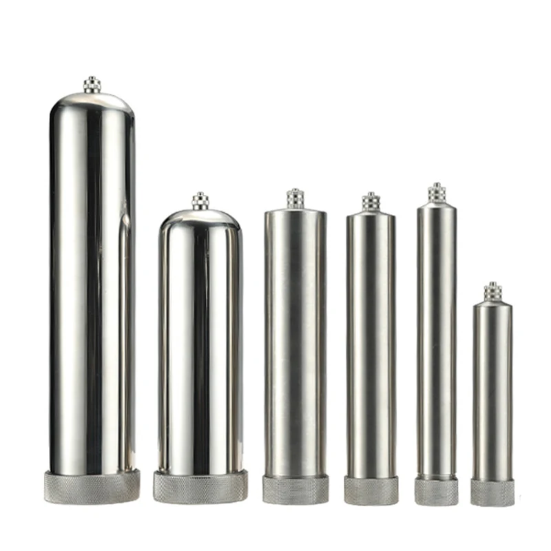 Industrial 304 stainless steel dispensing rubber cylinder  high pressure and high temperature metal  cylinder Large  syringe