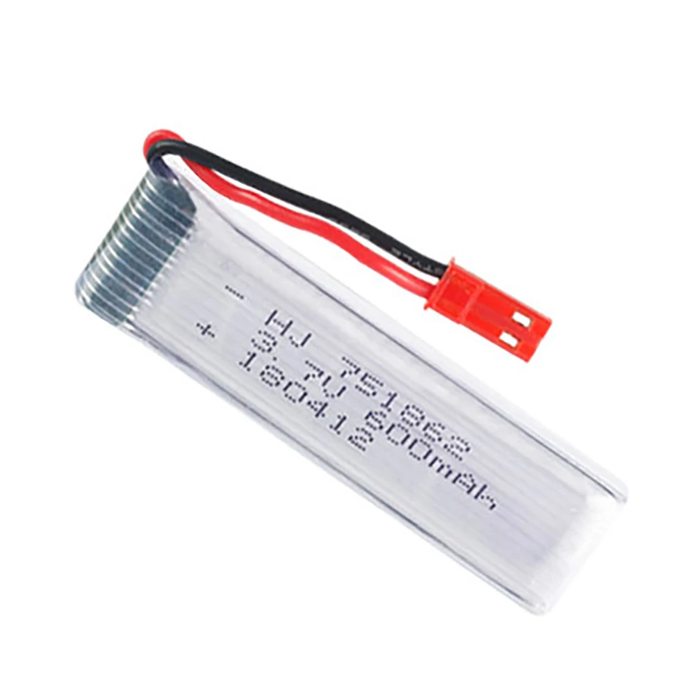 Batería Lipo recargable para helicóptero, pila de 3,7 V y 600mAH adecuada para Syma S032G Udi U818A WLtoys V959 V929, 2 a 5 unidades