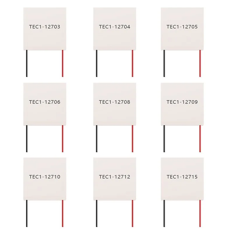 TEC1-12706 12703 12704 12705 12708 12709 12710 12712 12715 Thermoelectric Cooler Peltier 40*40MM 12V Peltier Elemente Module