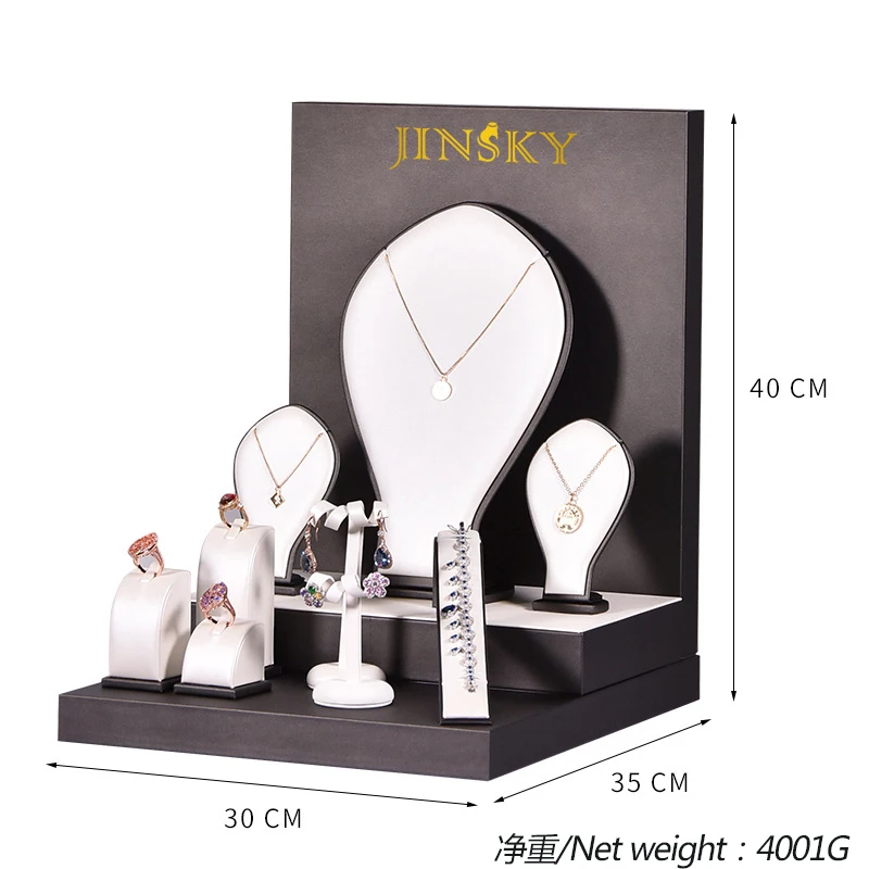 

New Jewelry Shop Window Display Props Set Ring Necklace Earring Display Stand Jewelry Display Stand