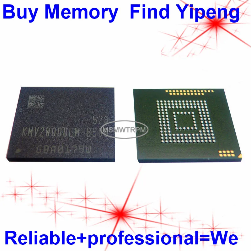 

KMV2W000LM-B506 153FBGA EMCP 32+4 32GB RPMB clean empty data Memory Flash KMV2W000LM