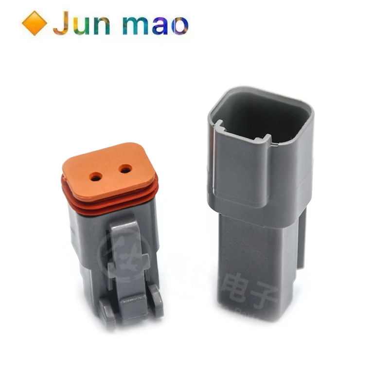 Dechi automobile connector dt06-2s waterproof connector male and female butt terminal sheath dt04-2p