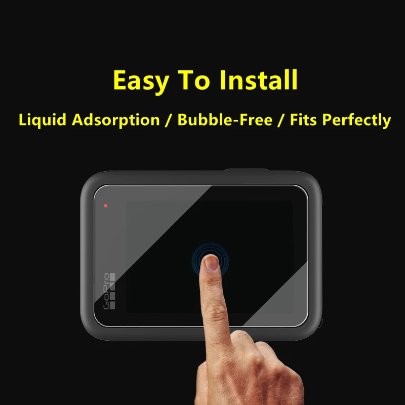 gopro hero 9 Tempered Glass Protector Cover Film For Go Pro  Hero 9 Black Camera LCD Screen Protective Film