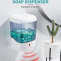 Automatic Soap Dispenser 600 ML Infrared Induction Smart Liquid Soap Dispenser For Kitchen Wall Mounted Bathroom Accessory