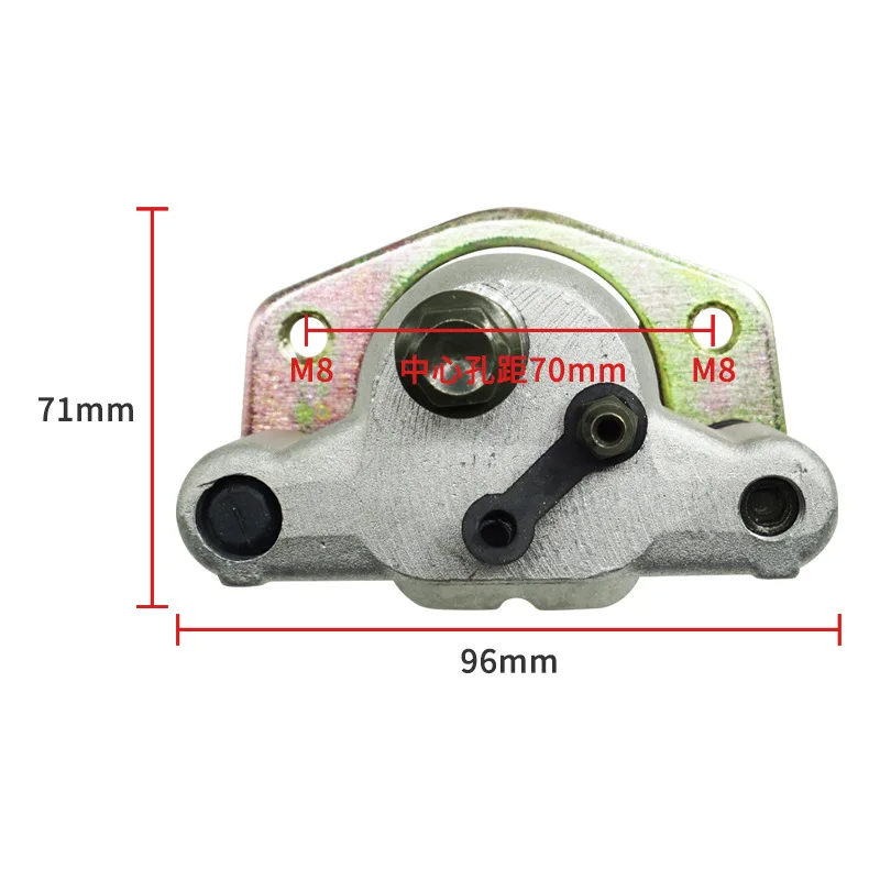 Brake Caliper with Pads for ATV Polaris Xplorer Scrambler Sport Magnum Trail Boss Xpress 250 325 400 425 500 08-10 year