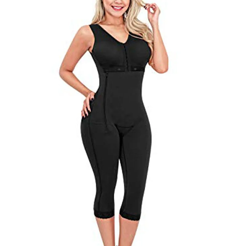 

Shapewear For Women Tummy Control Full Body Shaper Butt Lifter Thigh Slimmer Bodysuit Side Zipper Breast Support Long