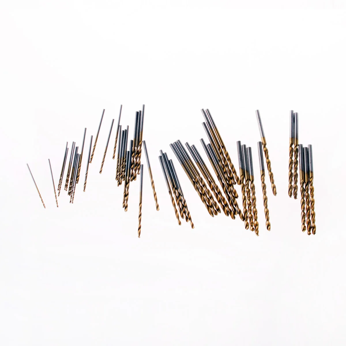 10/50PCS HSS Drill Bit Set Titanium Coated Twist Drill Bit High Steel for Woodworking Plastic And Aluminum 1/1.5/2.0/2.5/3mm