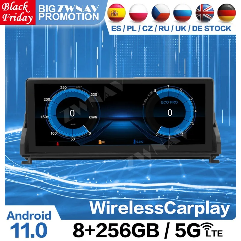Carplay 256G Android 11 Radio Receiver For BMW Z4 E89 2009-2013 2014 2015 2016 2017 2018 Car Audio Stereo Video Player Head Unit