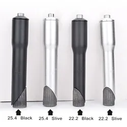Alumínio Alloy Mountain Bicycle Retro Gooseneck Converter, Ciclismo Stem Rise Up Extender, adaptador à frente, 22,2 milímetros, 25,4 milímetros x 28,6 milímetros
