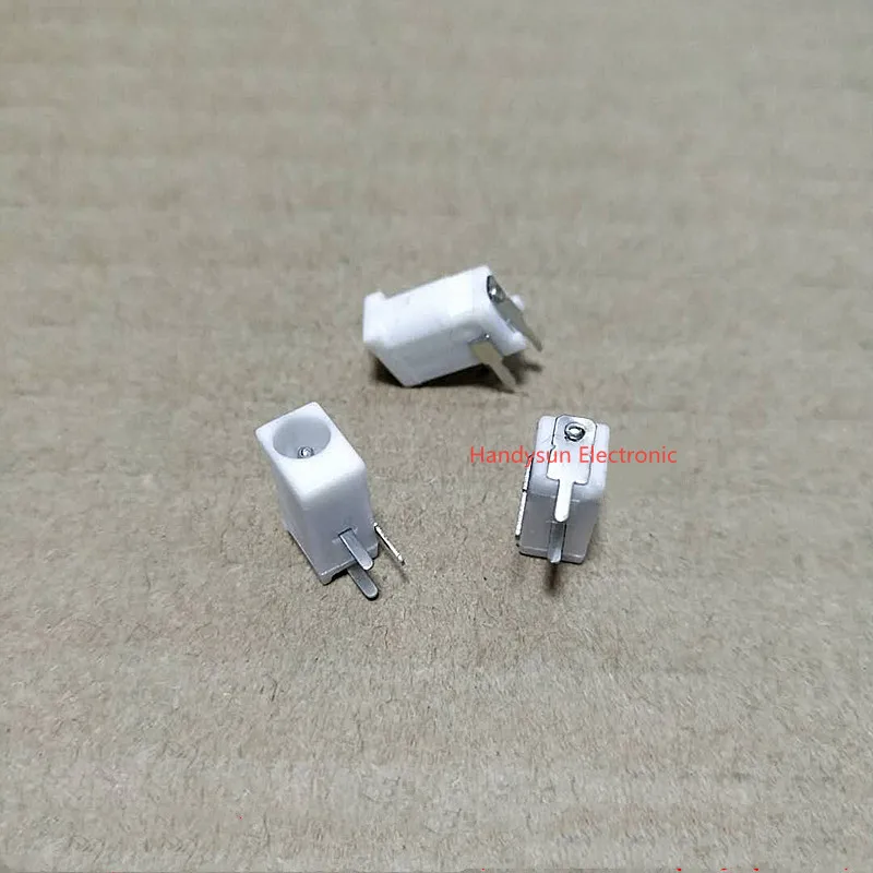 10 Pcs DC-002 3.5x1.3mm 3Pin 흰색 직접 플러그 DC 전원 소켓 여성 소켓 패널 마운트 커넥터 어댑터