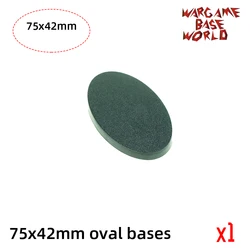 wargame base world -75 x 42mm oval bases for Warhammer