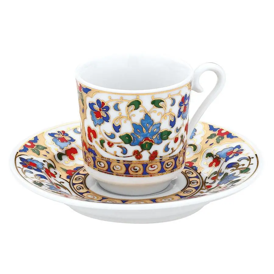 DOLBOVI Kutahya Has Porcelain 6 Personality 459 Pattern coffee cup Pad mug кружка coffee cup cup