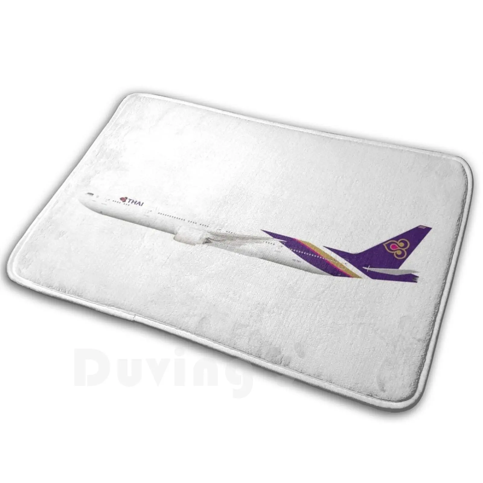 In Uniform-B777-Thai Airways Carpet Mat Rug Cushion Soft Thai Airways Aviation Boeing 777