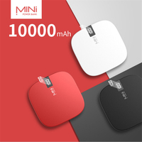 Mini Power Bank 10000mah For Xiaomi 10000 mah Portable Charger For iPhone External Battery Pack Powerbank with Digital Display