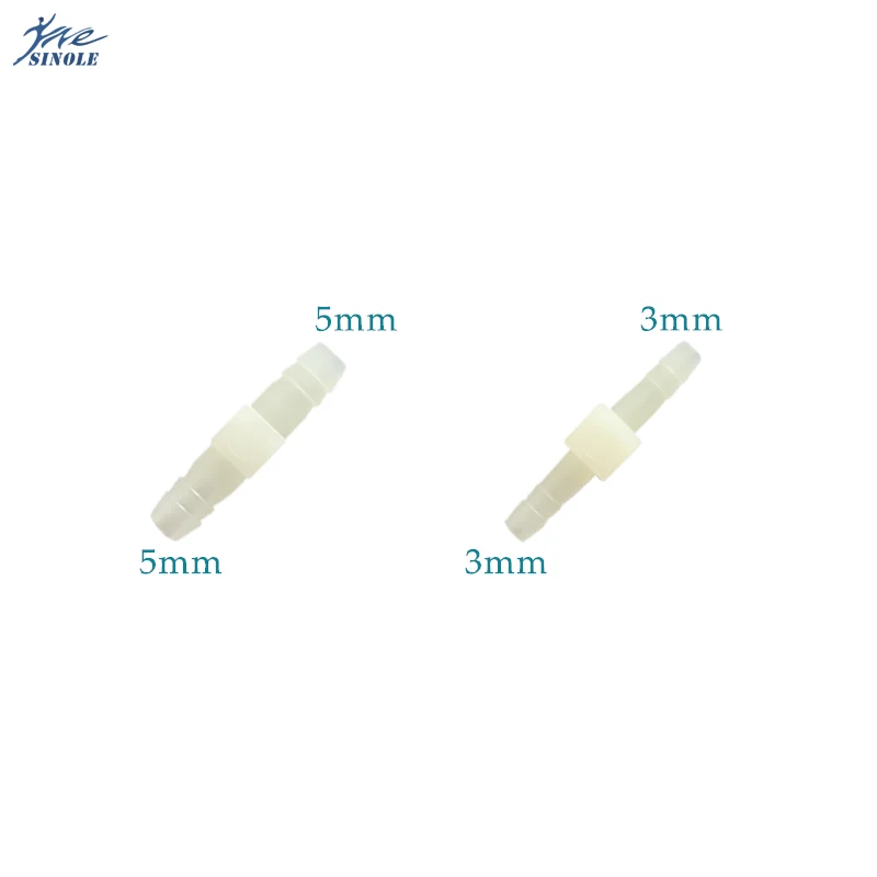 10pcs/bag Dental Fitting Connector for Dental Air Water Plastic Tube Connector Pipe dental joint Water pipe and air pipe joint