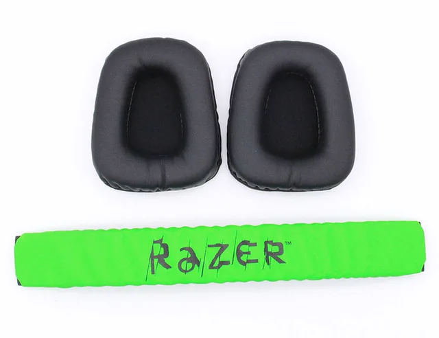 New Replacement Ear Pads Headband With Earpads Earmuffs For Razer Electra Gaming PC Headphones