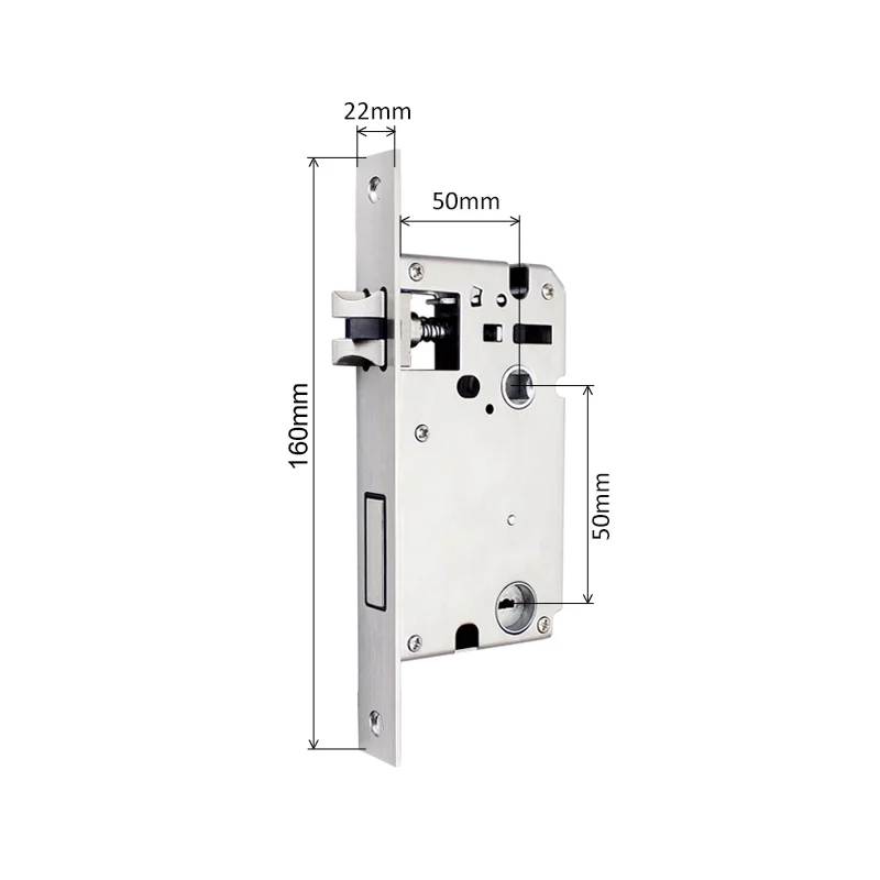 

Brzail High quality 5050 mortise 22x160 22x180 22x240 size smart lock mortise for wooden door