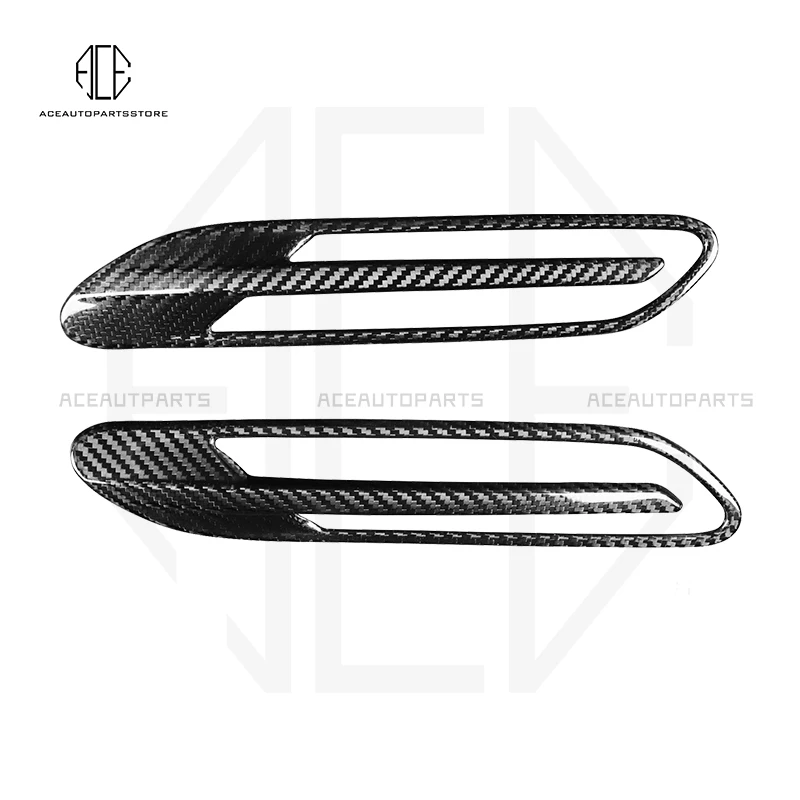 

Fit For Benz AMG GT53 GT63 Side Fender Air Vent Cover Real Carbon Fiber Trim