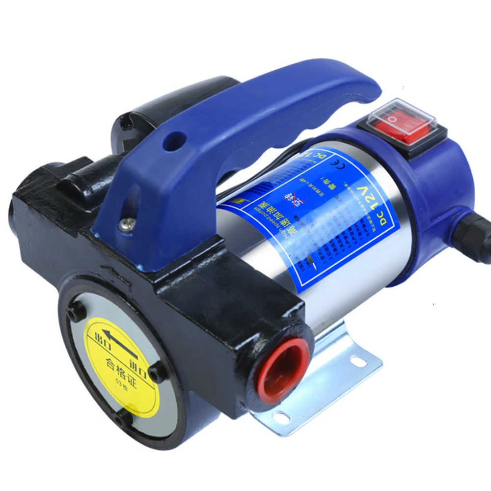 

12V 24V 220V Electric Diesel Kerosene Portable Fuel Oil Transfer Pump Self Priming with Pressure Switch Auto pump