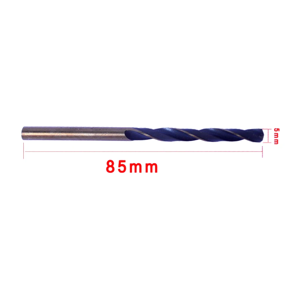 SIJIBOSI-HSSストレートシャンクツイストドリルビット,卸売り,10ピース/パック,5.0mm, HRC65-68