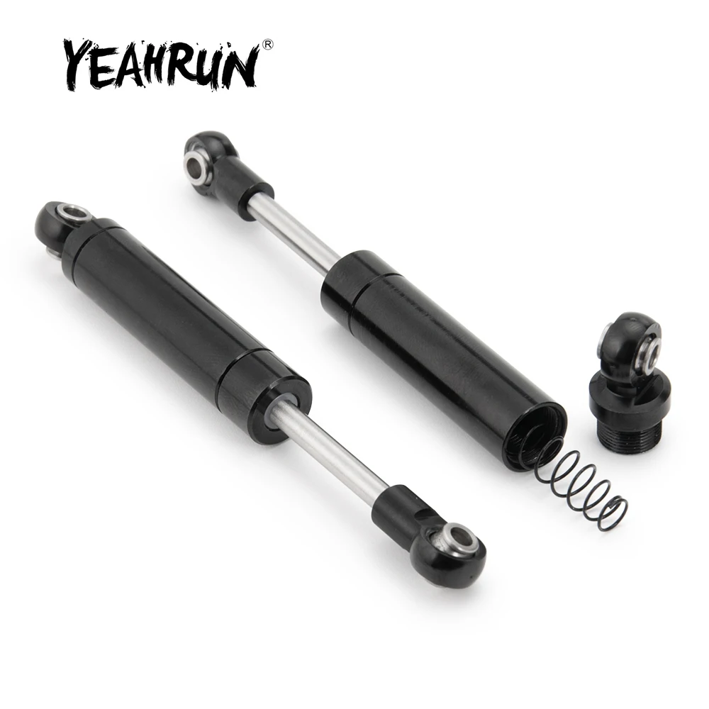 YEAHRUN Black Aluminum Alloy Climbing car 80-120mm Shock Absorber Springs Set for SCX10 TF2 RC Rock Crawlers Accessory