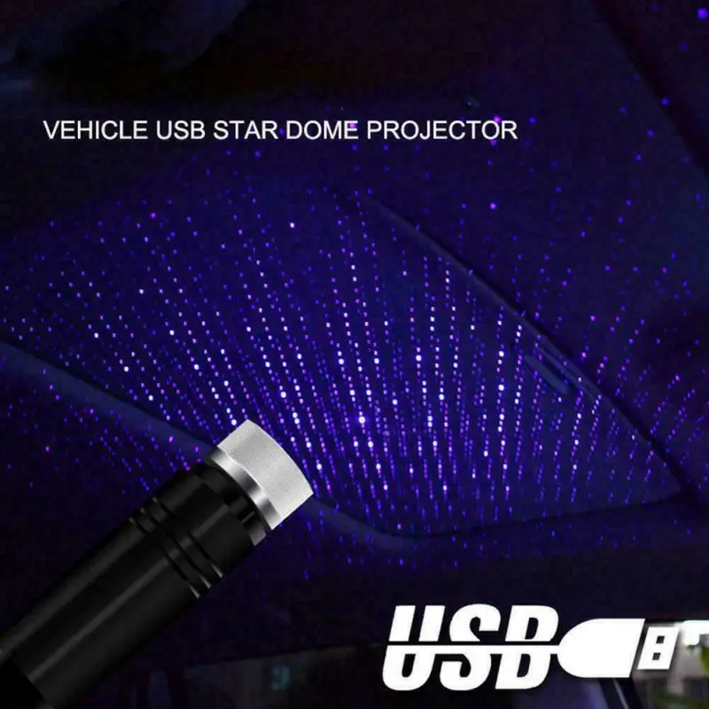 Creative Home Car Roof Lights Romantic USB Night Light Atmosphere Lamp Home Ceiling Decoration Light Party Glow Decoration
