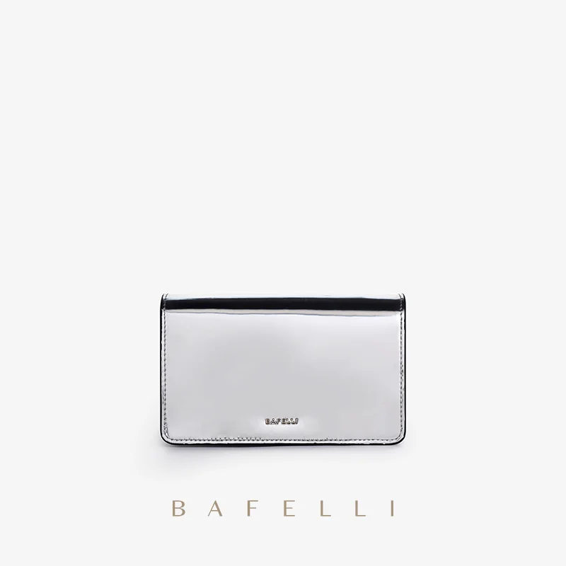 BAFELLI-minibolso de plata de lujo para mujer, bandolera con cadena corta, diseño de gato, a la moda, compra por separado, 2023