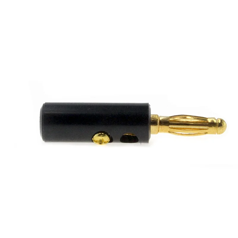 5/10 pcs 5-color 4mm audio speaker screw banana gold plate plug connector 4MM audio speaker plug connector