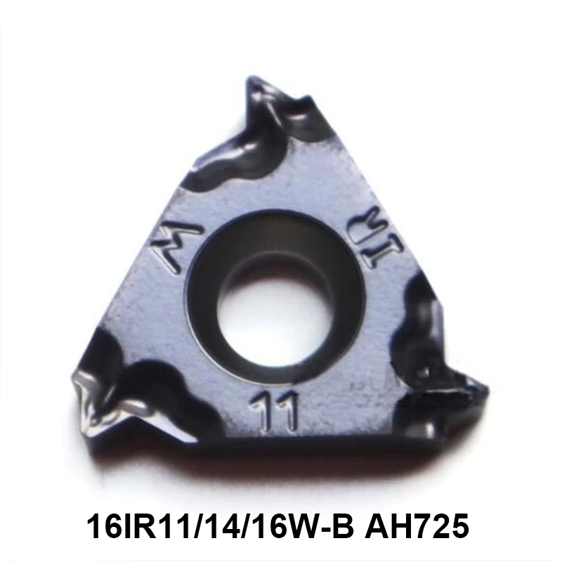 Original 16IR 16ER 11 14 16 19 W 16IR11W-B 16IR 16W-B 16IR 11W 14W 16W 19W AH725 Threading Turning Tool Lathe Carbide Inserts