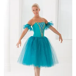 Tutú de Ballet profesional para adultos, vestido largo de Ballet para niñas y niños, tutú de lago de los cisnes, disfraz de bailarina para niñas y mujeres