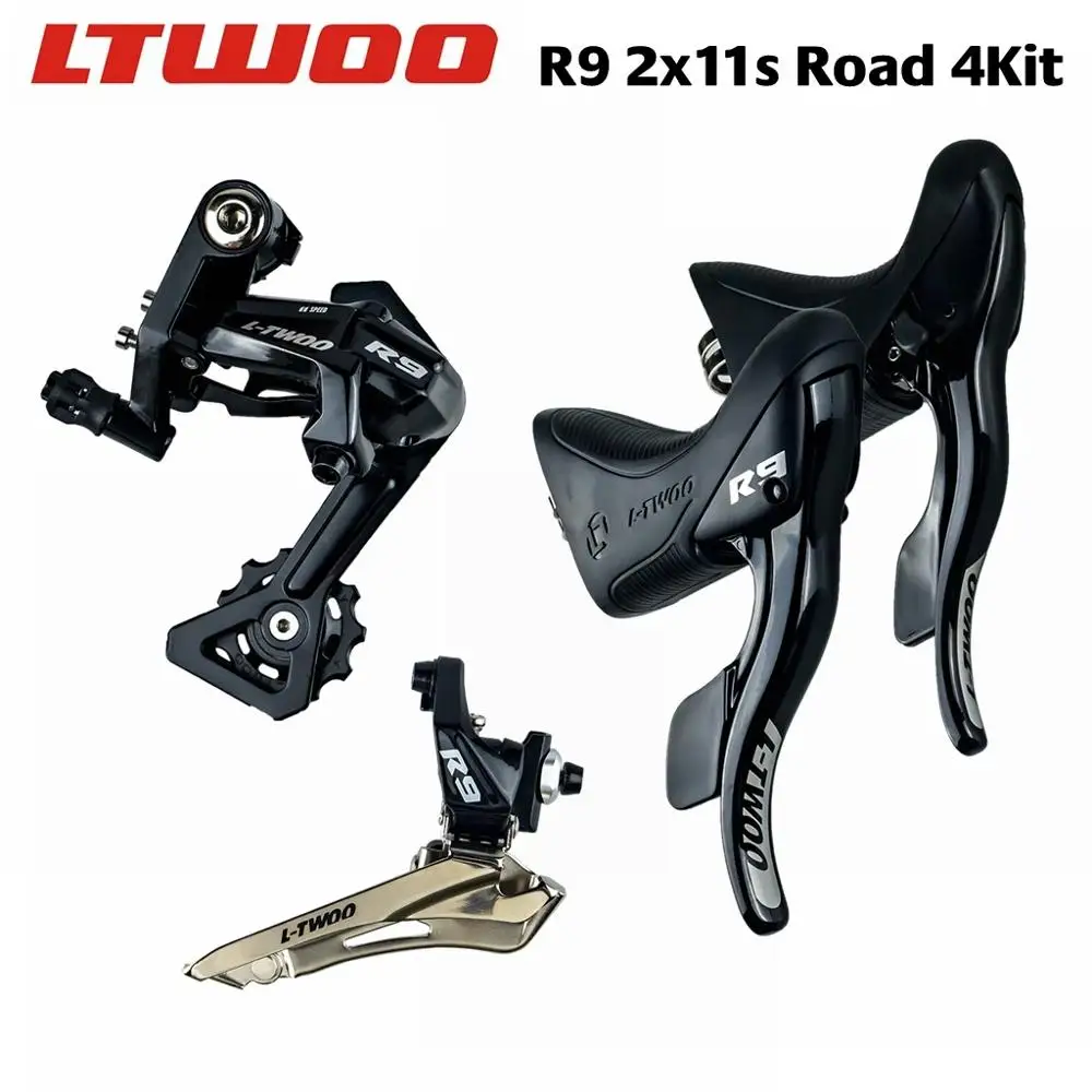 NEW LTWOO R9 2x11Speed Road 4Kits,22S Road Groupset,Shifter+Rear Derailleurs+Front,Bicycle Shifter Compatible for5800,R7000