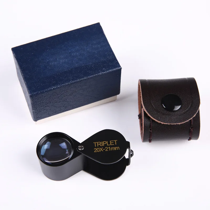 Portable Handheld HD High Power 30X Jewelry Appraisal Magnifier Diamond Jade Antique Stamp Coin Portable