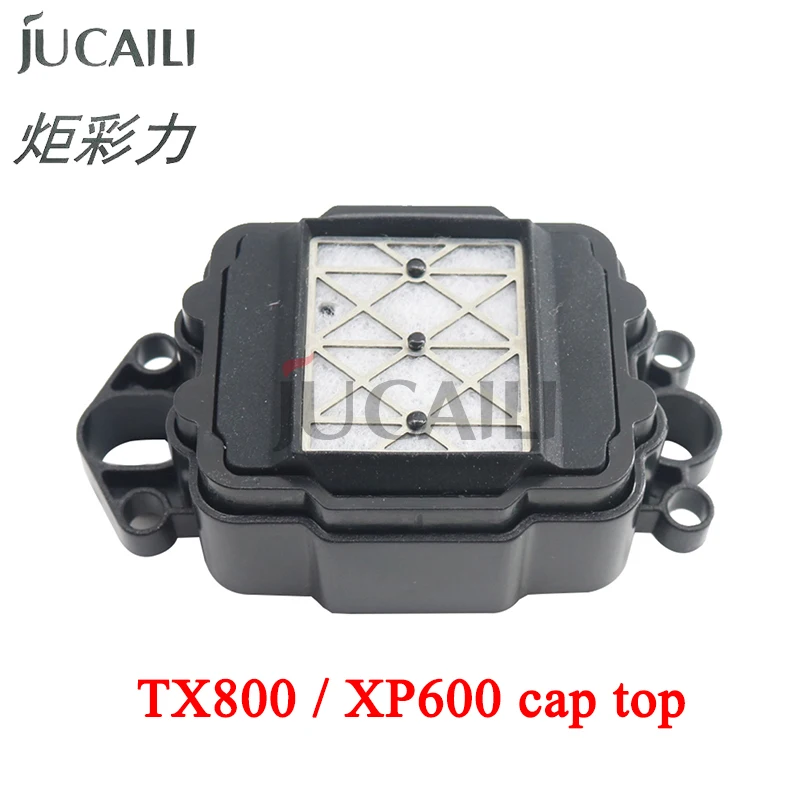 

Jucaili 4PCS XP600 Cap top For Epson XP600 Capping Station for epson TX800 TX810 TX820 XP600 DX8 DX10 Printhead F192040 head