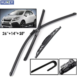 Xukey Front Rear Windscreen Wiper Blades For Opel Mokka Chevrolet Trax 2012 2013 2014 2015 2016 2017 Windshield For Buick Encore