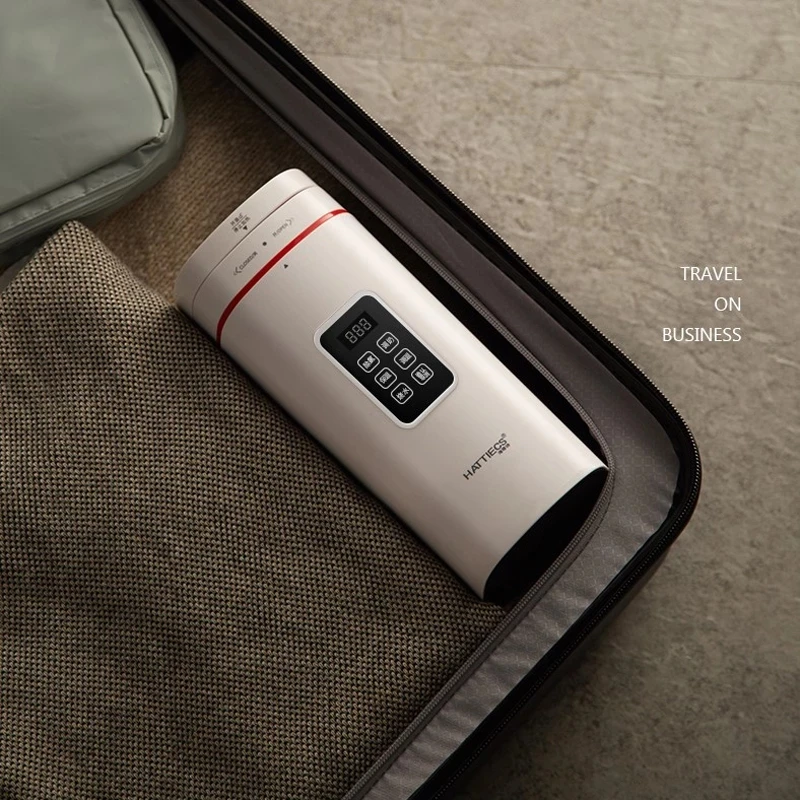 ถ้วยเครื่องทำน้ำอุ่นอเนกประสงค์ทำจากสเตนเลสขนาด220V ขนาด500มล. สำหรับการเดินทางสำหรับสำนักงานบ้าน