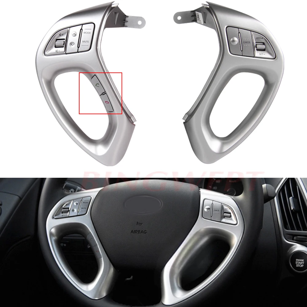 

Steering Wheel Multi-function Button With Bluetooth Button Music Switch Cruise Speed Button For Hyundai Ix35 TUCSON 2010-2015