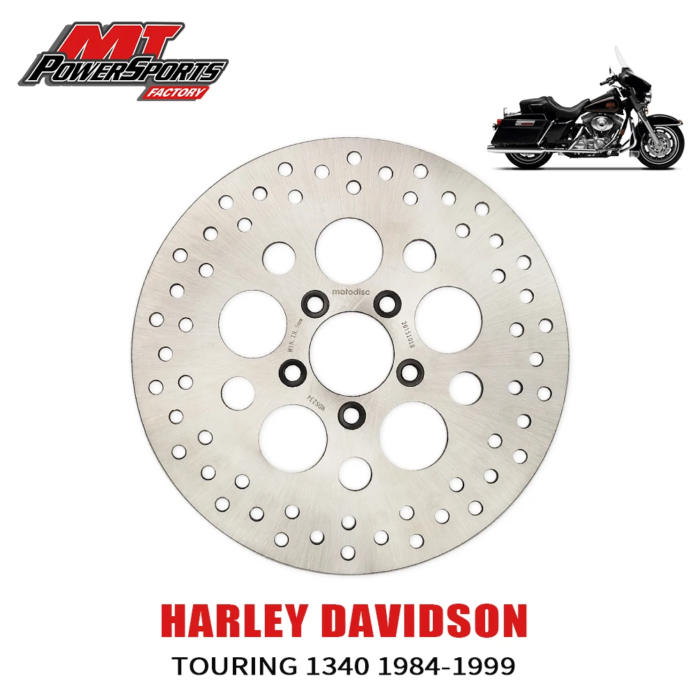 

For Harley Davidson XL 883 2004-2008 XLH1200N 2008-2010 Brake Disc Rotor Rear MTX Motorcycle Street Bike Braking MDS11006