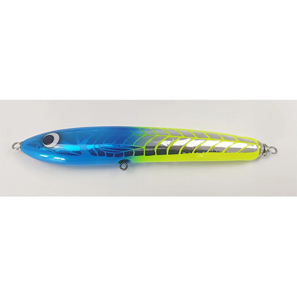 Hayabusa Carpenter Wood  Floating Popper Stickbait Fishing  Lure for Medium  Heavy Paulownia Popping for , Kingfish, BluefinTuna