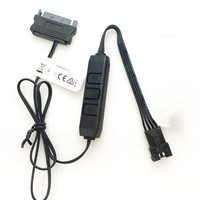 DEEPCOOL RGB fan controller GP/C RGB-12 SATA RGB fan adapter splitter SM4P/SM3P extend cable For deepcool RF120M