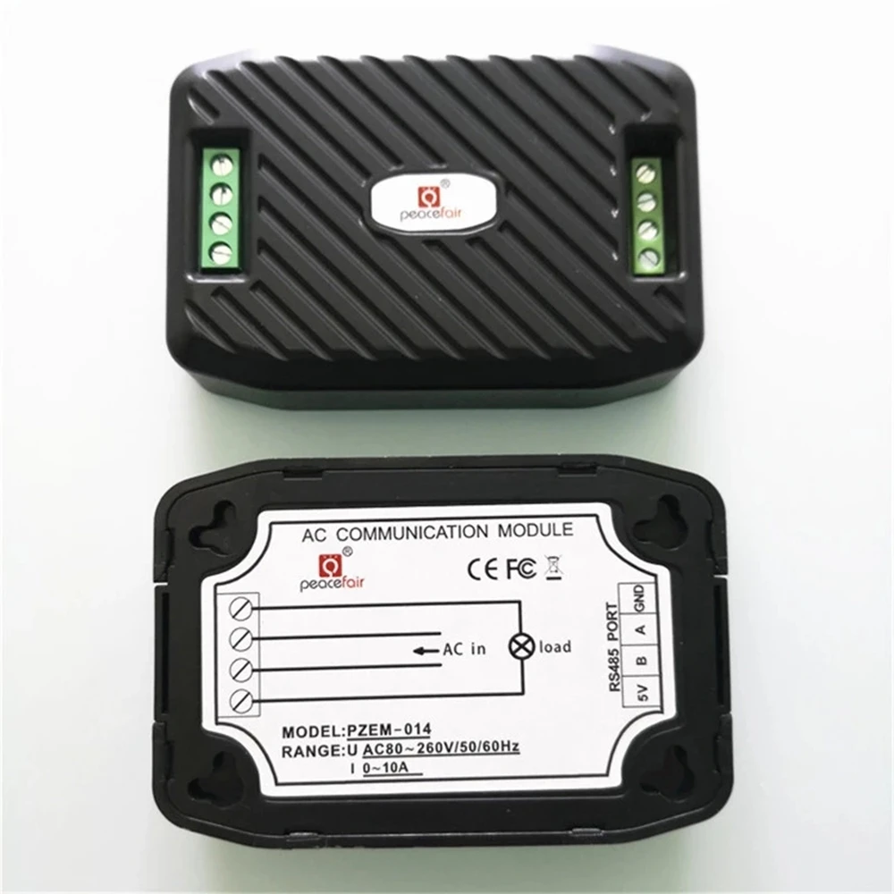 جديد التيار المتناوب الرقمية Wattmeter السلطة متر 220 فولت 10A متر كهربائي RS485 Modbus عامل الطاقة تردد الطاقة محلل