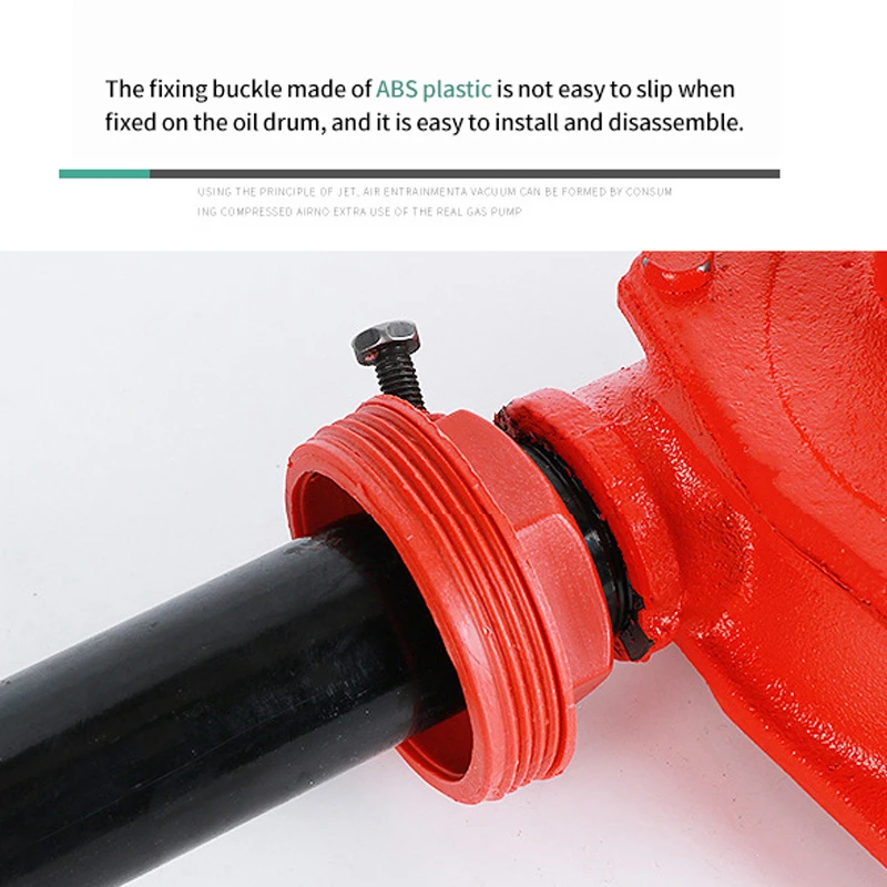 Hand Crank Oil Pump 25mm 32mm Easy Operating Hand Oil Pump Cast Iron Material Car Truck Fuel Oil Gasoline Diesel Transfer Tool